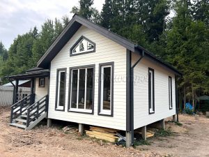 Каркасный дом 7,5х9 СНТ Импульс