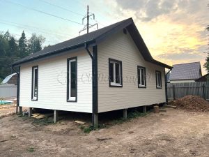 Каркасный дом 7,5х9 СНТ Импульс