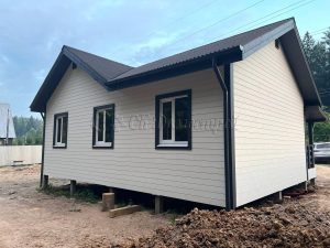 Каркасный дом 7,5х9 СНТ Импульс