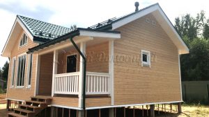 Каркасный дом 7,5х9 СНТ Здоровье