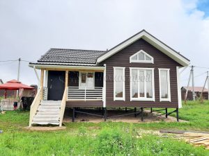 Каркасный дом 7,5х9 ТСН Удачный