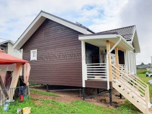 Каркасный дом 7,5х9 ТСН Удачный