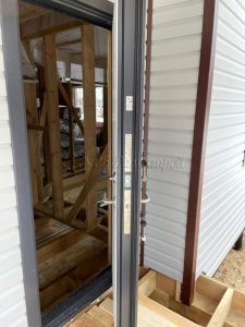 Каркасный дом 7,5х8,5 деревня Лопухинка