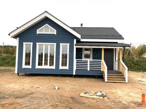 Каркасный дом 7,5х9 КП Верхняя Дача