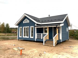 Каркасный дом 7,5х9 КП Верхняя Дача