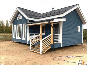 Каркасный дом 7,5х9 КП Верхняя Дача