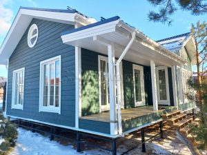 Каркасный дом 10х10 СНТ Трудовой Отдых