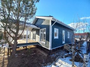 Каркасный дом 10х10 СНТ Трудовой Отдых