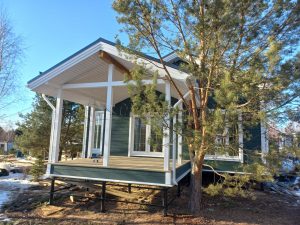 Каркасный дом 10х10 СНТ Трудовой Отдых