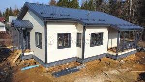 Каркасный дом 10х12 СНТ Елочка