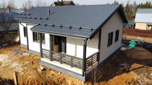 Каркасный дом 10х12 СНТ Елочка