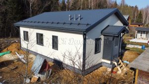 Каркасный дом 10х12 СНТ Елочка