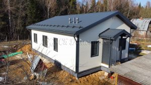 Каркасный дом 10х12 СНТ Елочка