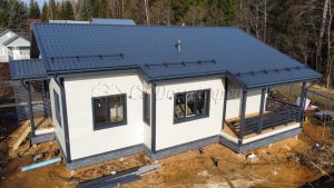 Каркасный дом 10х12 СНТ Елочка