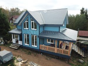 Каркасный дом 7,5х12 поселок Первомайское