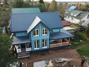 Каркасный дом 7,5х12 поселок Первомайское