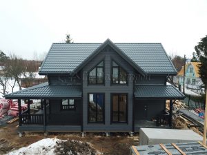 Каркасный дом 7,5х12 Садоводство Заря