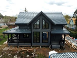 Каркасный дом 7,5х12 Садоводство Заря