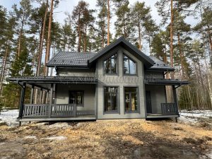 Каркасный дом 7,5х12,5 СНТ Гармония