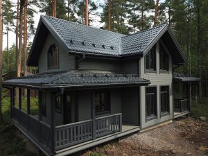 Каркасный дом 7,5х12,5 СНТ Гармония