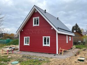 Каркасный дом 7х10 СНТ Красное Знамя