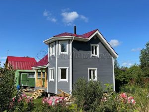 Каркасный дом 7х7 Березовая Роща