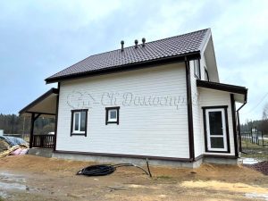 Каркасный дом 7х8 поселок Мельниково