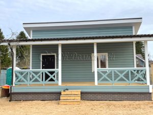 Каркасный дом 7х8 СНТ Кировец