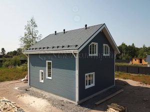 Каркасный дом 8,5х10,5 поселок Ленинград