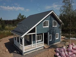 Каркасный дом 8,5х10,5 поселок Ленинград
