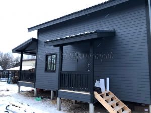 Каркасный дом 8,5х11,5 СНТ Дружба