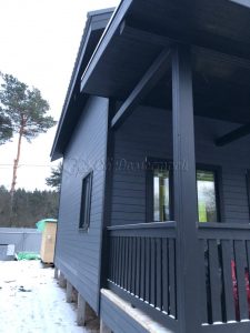 Каркасный дом 8,5х11,5 СНТ Дружба