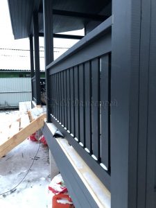 Каркасный дом 8,5х11,5 СНТ Дружба