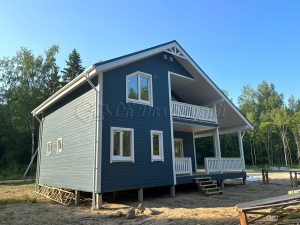 Каркасный дом 8х10,5 деревня Турово