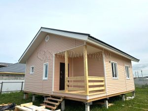 Каркасный дом 8х8 деревня Александровка