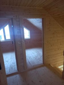 Каркасный дом 8х8 деревня Петелино