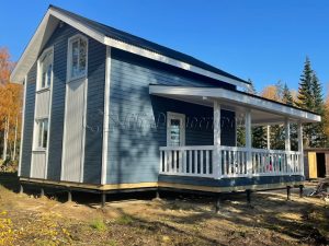 Каркасный дом 8х8 Куйвозовское поселение