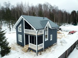 Каркасный дом 8х8 Первомайское