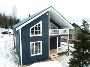 Каркасный дом 8х8 Первомайское