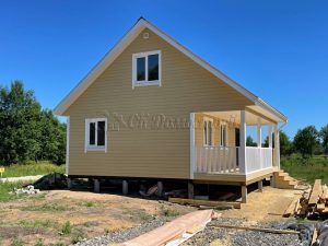 Каркасный дом 8х8 поселок Северная Миля