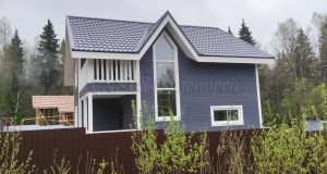 Каркасный дом 8х8 поселок Святые Ключи