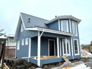 Каркасный дом 8х8 СНТ Прометей