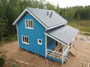 Каркасный дом 8х8,5 Старая Малукса