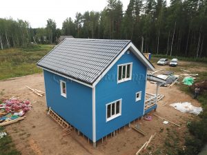 Каркасный дом 8х8,5 Старая Малукса