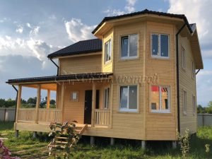 Каркасный дом 8х9,5 поселок Новое Карпово