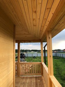 Каркасный дом 8х9,5 поселок Новое Карпово