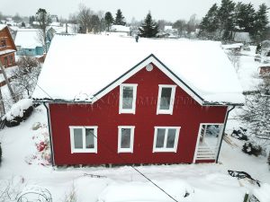 Каркасный дом 9х10,5 СНТ Выборжец