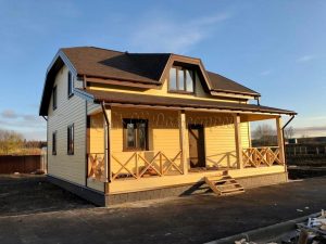 Каркасный дом 9х11 село Губарево