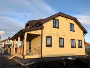 Каркасный дом 9х11 село Губарево