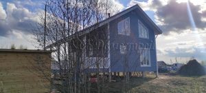 Каркасный дом 9х9,5 деревня Мелечкино
